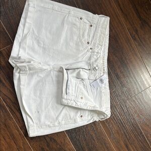 American Eagle Outfitters White Jean Shorts